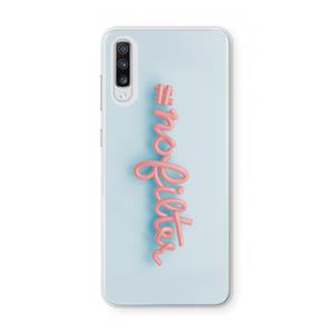 CaseCompany nofilter: Samsung Galaxy A70 Transparant Hoesje