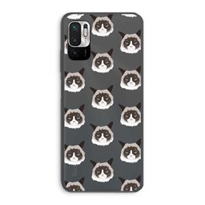 CaseCompany It's a Purrr Case: Xiaomi Redmi Note 10 5G Transparant Hoesje