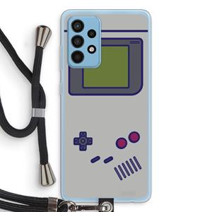 CaseCompany Game On: Samsung Galaxy A52 Transparant Hoesje met koord