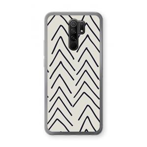 CaseCompany Marrakech Arrows: Xiaomi Redmi 9 Transparant Hoesje