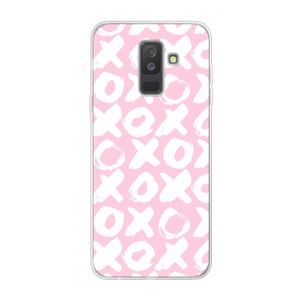 CaseCompany XOXO: Samsung Galaxy A6 Plus (2018) Transparant Hoesje