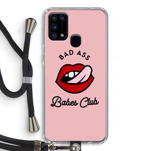 CaseCompany Badass Babes Club: Samsung Galaxy M31 Transparant Hoesje met koord