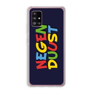 CaseCompany 90's One: Samsung Galaxy A51 5G Transparant Hoesje