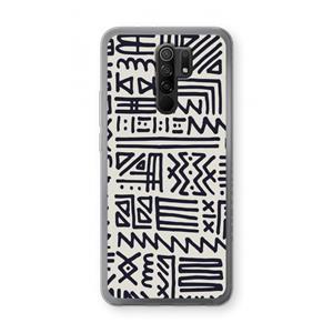 CaseCompany Marrakech print: Xiaomi Redmi 9 Transparant Hoesje