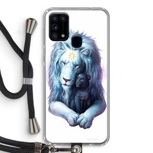 CaseCompany Child Of Light: Samsung Galaxy M31 Transparant Hoesje met koord