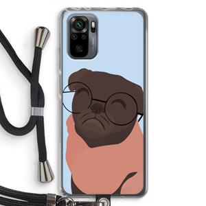 CaseCompany Ludo: Xiaomi Redmi Note 10 Pro Transparant Hoesje met koord