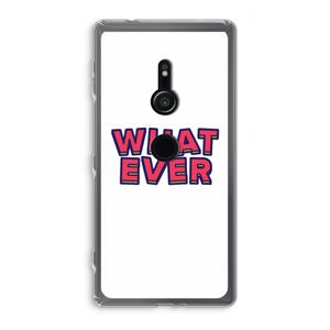 CaseCompany Whatever: Sony Xperia XZ2 Transparant Hoesje