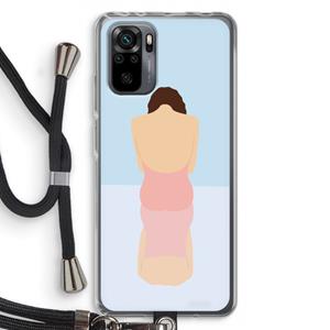 CaseCompany Mirror: Xiaomi Redmi Note 10 Pro Transparant Hoesje met koord