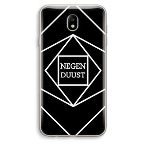 CaseCompany Negenduust geometrisch: Samsung Galaxy J7 (2017) Transparant Hoesje