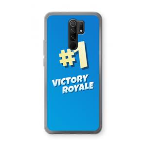 CaseCompany Victory Royale: Xiaomi Redmi 9 Transparant Hoesje