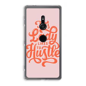 CaseCompany Hustle Lady: Sony Xperia XZ2 Transparant Hoesje