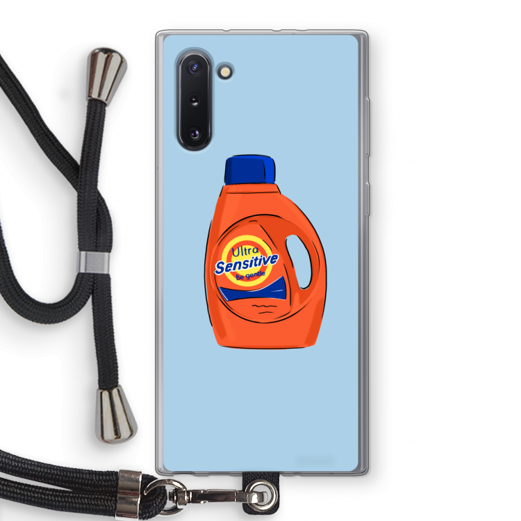 CaseCompany Ultra Sensitive: Samsung Galaxy Note 10 Transparant Hoesje met koord