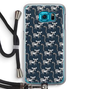 CaseCompany Makis: Samsung Galaxy S6 Transparant Hoesje met koord