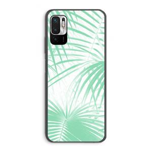 CaseCompany Palmbladeren: Xiaomi Redmi Note 10 5G Transparant Hoesje