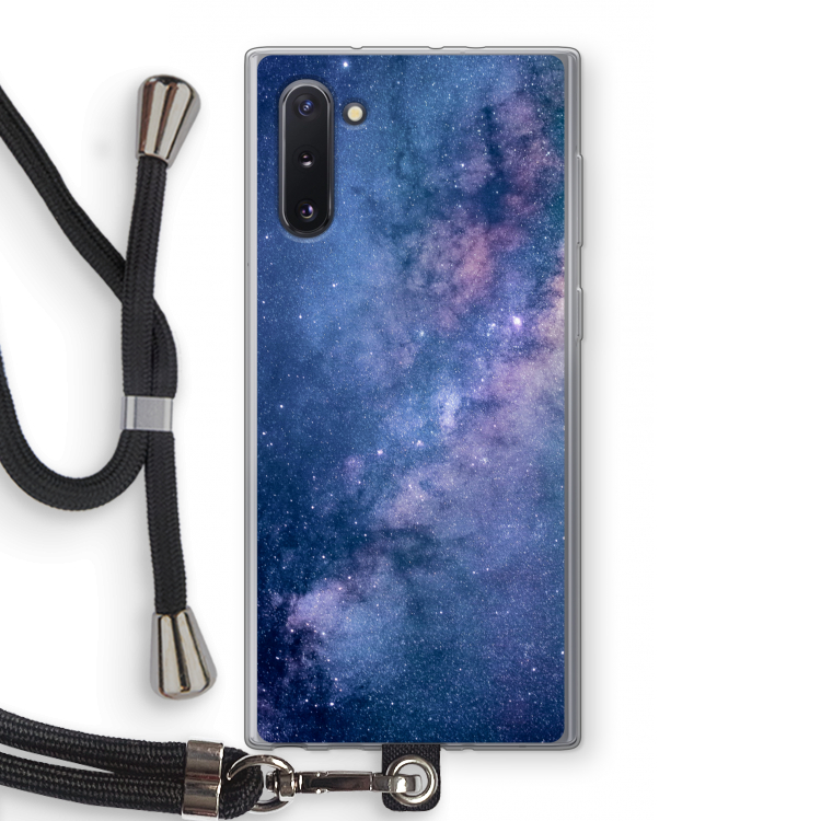 CaseCompany Nebula: Samsung Galaxy Note 10 Transparant Hoesje met koord