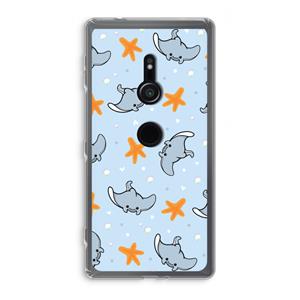CaseCompany Manta: Sony Xperia XZ2 Transparant Hoesje