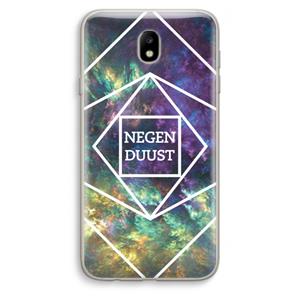 CaseCompany Negenduust ruimte: Samsung Galaxy J7 (2017) Transparant Hoesje