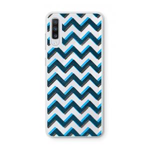 CaseCompany Onderbroken lijn: Samsung Galaxy A70 Transparant Hoesje