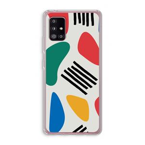 CaseCompany Illustratieve pop 1: Samsung Galaxy A51 5G Transparant Hoesje