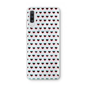 CaseCompany Hartjes: Samsung Galaxy A70 Transparant Hoesje
