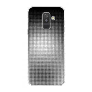 CaseCompany Musketon Halftone: Samsung Galaxy A6 Plus (2018) Transparant Hoesje