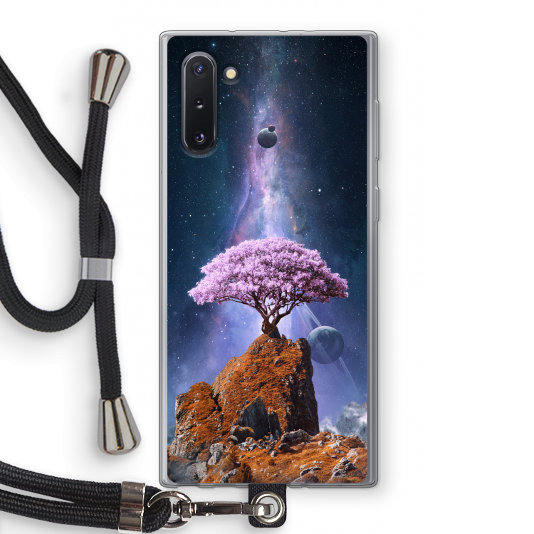 CaseCompany Ambition: Samsung Galaxy Note 10 Transparant Hoesje met koord