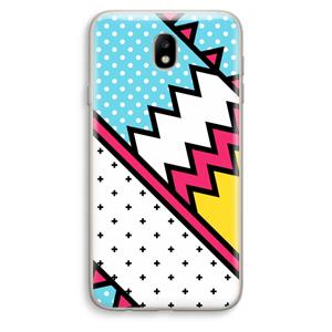 CaseCompany Pop Art #2: Samsung Galaxy J7 (2017) Transparant Hoesje