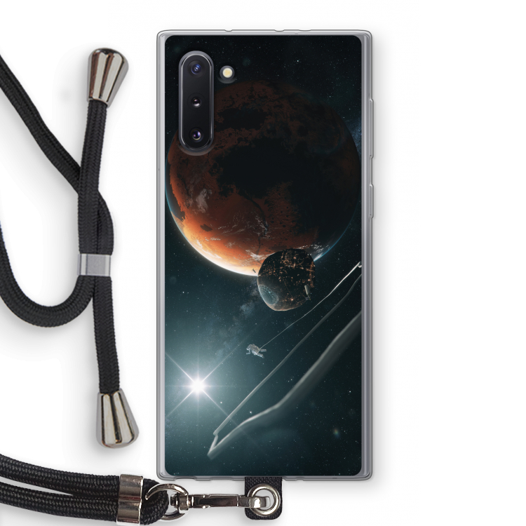 CaseCompany Mars Renaissance: Samsung Galaxy Note 10 Transparant Hoesje met koord