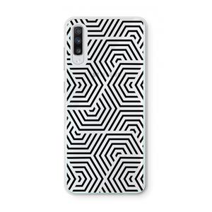 CaseCompany Magic pattern: Samsung Galaxy A70 Transparant Hoesje