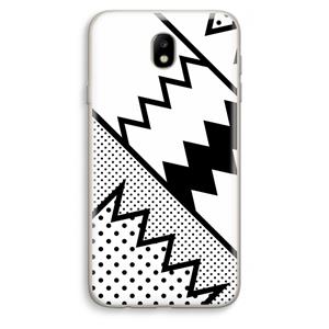 CaseCompany Pop Art #5: Samsung Galaxy J7 (2017) Transparant Hoesje