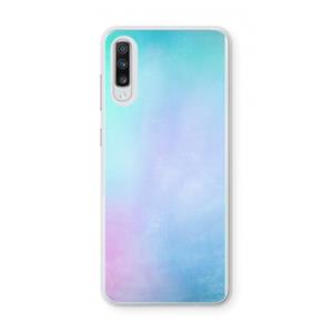 CaseCompany mist pastel: Samsung Galaxy A70 Transparant Hoesje