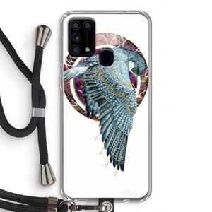 CaseCompany Golden Falcon: Samsung Galaxy M31 Transparant Hoesje met koord