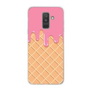 CaseCompany Ice cream: Samsung Galaxy A6 Plus (2018) Transparant Hoesje
