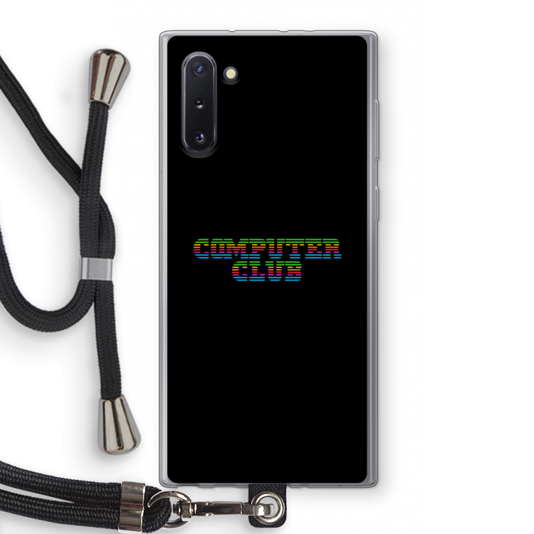 CaseCompany Retro: Samsung Galaxy Note 10 Transparant Hoesje met koord