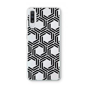 CaseCompany Geometrisch patroon: Samsung Galaxy A70 Transparant Hoesje