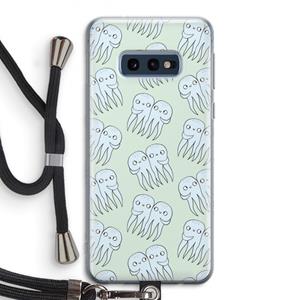 CaseCompany Octopussen: Samsung Galaxy S10e Transparant Hoesje met koord