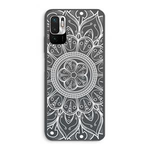 CaseCompany Roses Are Red: Xiaomi Redmi Note 10 5G Transparant Hoesje