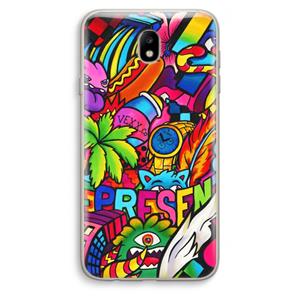 CaseCompany Represent: Samsung Galaxy J7 (2017) Transparant Hoesje