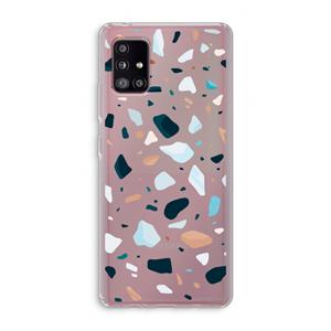 CaseCompany Terrazzo N°13: Samsung Galaxy A51 5G Transparant Hoesje