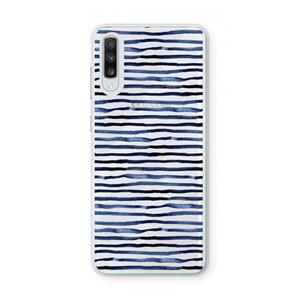 CaseCompany Verrassende lijnen: Samsung Galaxy A70 Transparant Hoesje