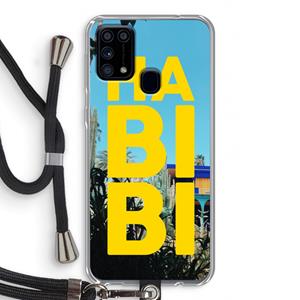 CaseCompany Habibi Majorelle : Samsung Galaxy M31 Transparant Hoesje met koord