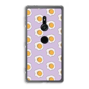 CaseCompany Bacon to my eggs #1: Sony Xperia XZ2 Transparant Hoesje