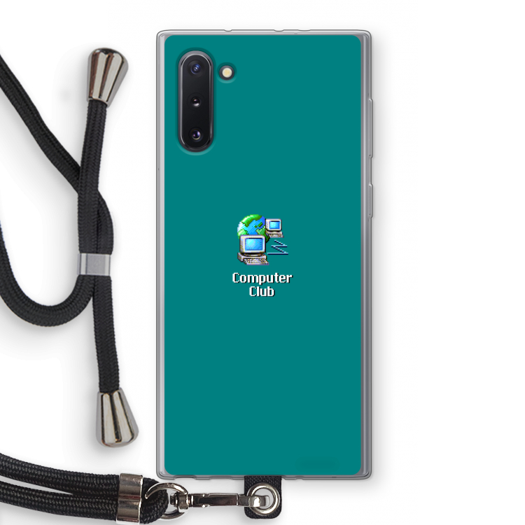 CaseCompany Win98: Samsung Galaxy Note 10 Transparant Hoesje met koord