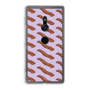 CaseCompany Bacon to my eggs #2: Sony Xperia XZ2 Transparant Hoesje