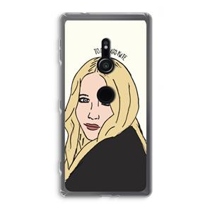 CaseCompany Mary Kate: Sony Xperia XZ2 Transparant Hoesje