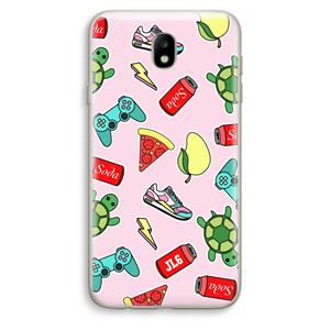 CaseCompany Things Jamie Loves: Samsung Galaxy J7 (2017) Transparant Hoesje