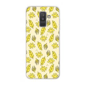 CaseCompany Herfst: Samsung Galaxy A6 Plus (2018) Transparant Hoesje