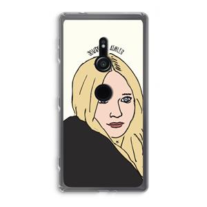 CaseCompany Ashley: Sony Xperia XZ2 Transparant Hoesje