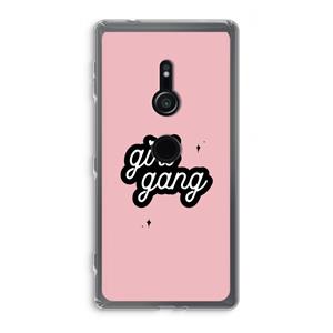 CaseCompany Girl Gang: Sony Xperia XZ2 Transparant Hoesje