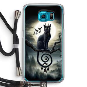 CaseCompany Moonlight Companions: Samsung Galaxy S6 Transparant Hoesje met koord